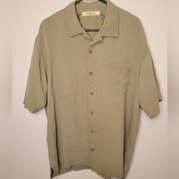 Tommy Bahama 100% Silk Short Sleeve Size Large - Picture 1 of 5
